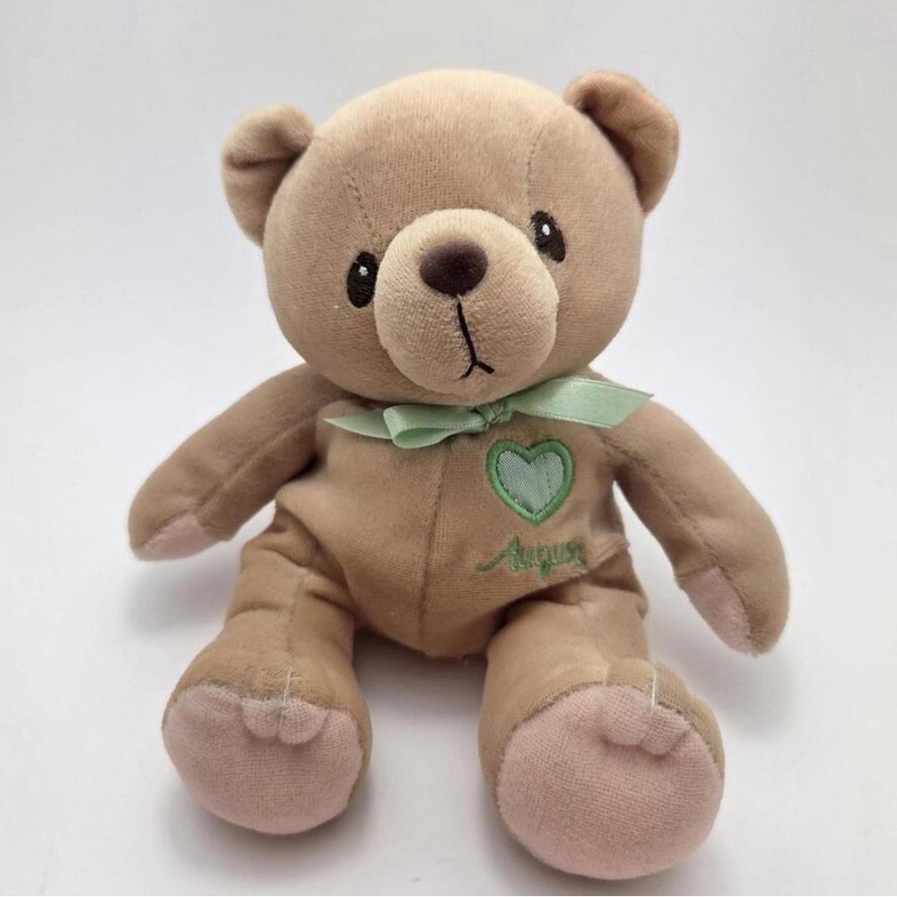 🌸2/20 Retro2000 Cherished Teddies August Month Bear Plush stuffed animal soft to
